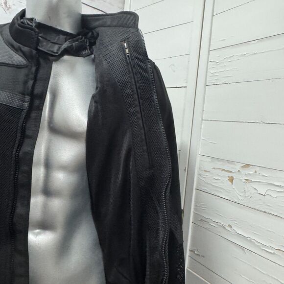 Harley-Davidson Mesh Motorcycle Jacket Liquid Solutions Straw Flask Hydration XL - Picture 16 of 16